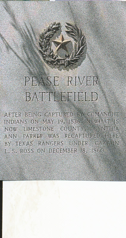 Cynthia Parker monument